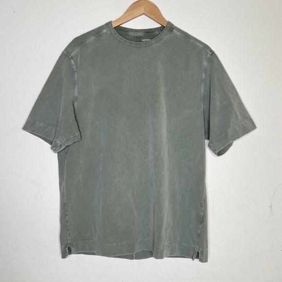 Abercrombie & Fitch Men’s Premium Essentials Green T-Shirt - Picture 1 of 6